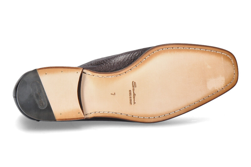 Santoni Slipper LEAHTER DARK BROWN (44) Santoni Slipper LEAHTER DARK BROWN (44)
