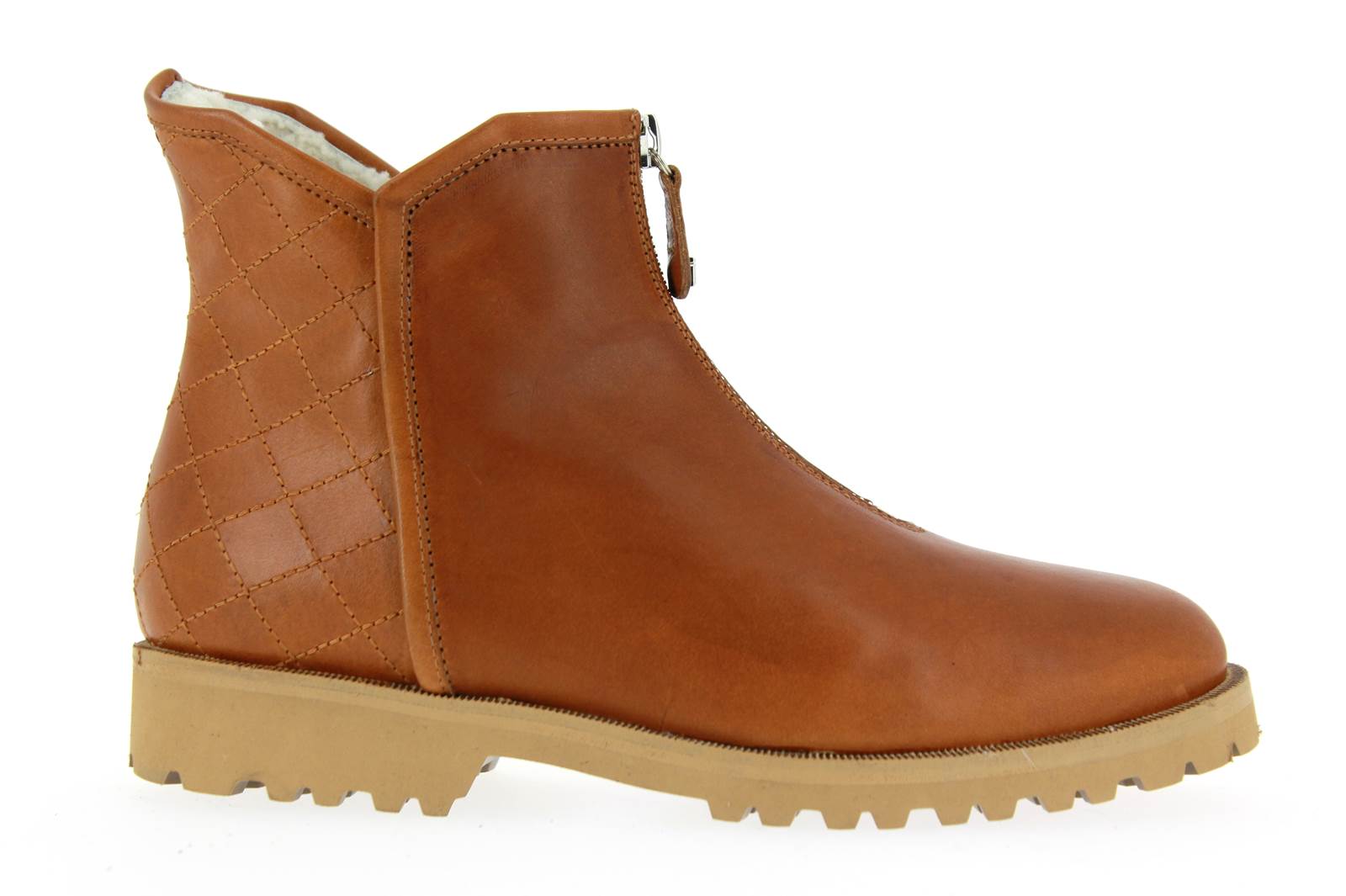 Unützer Stiefelette gefüttert WRANGLER NAPPA COGNAC (38)