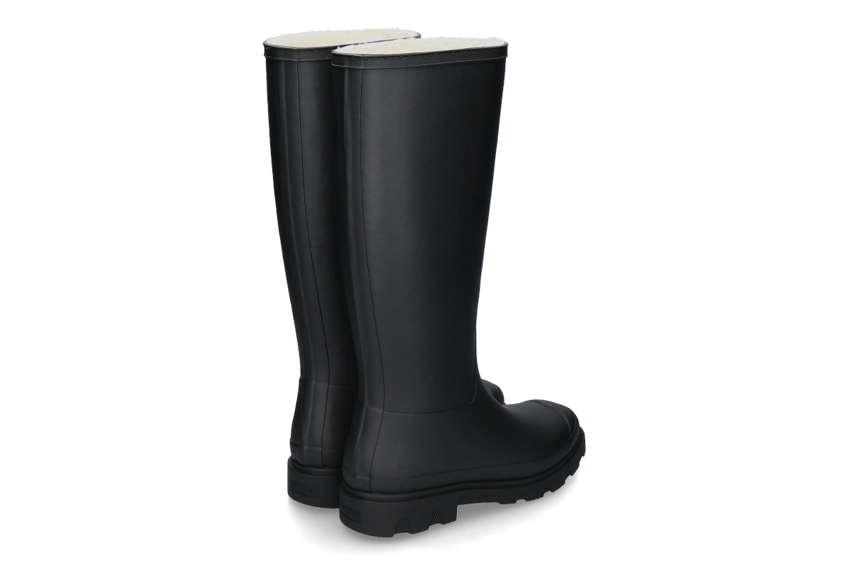 Hunter Regenstiefel gefüttert DOWNPOUR TALL- black_898000001_2