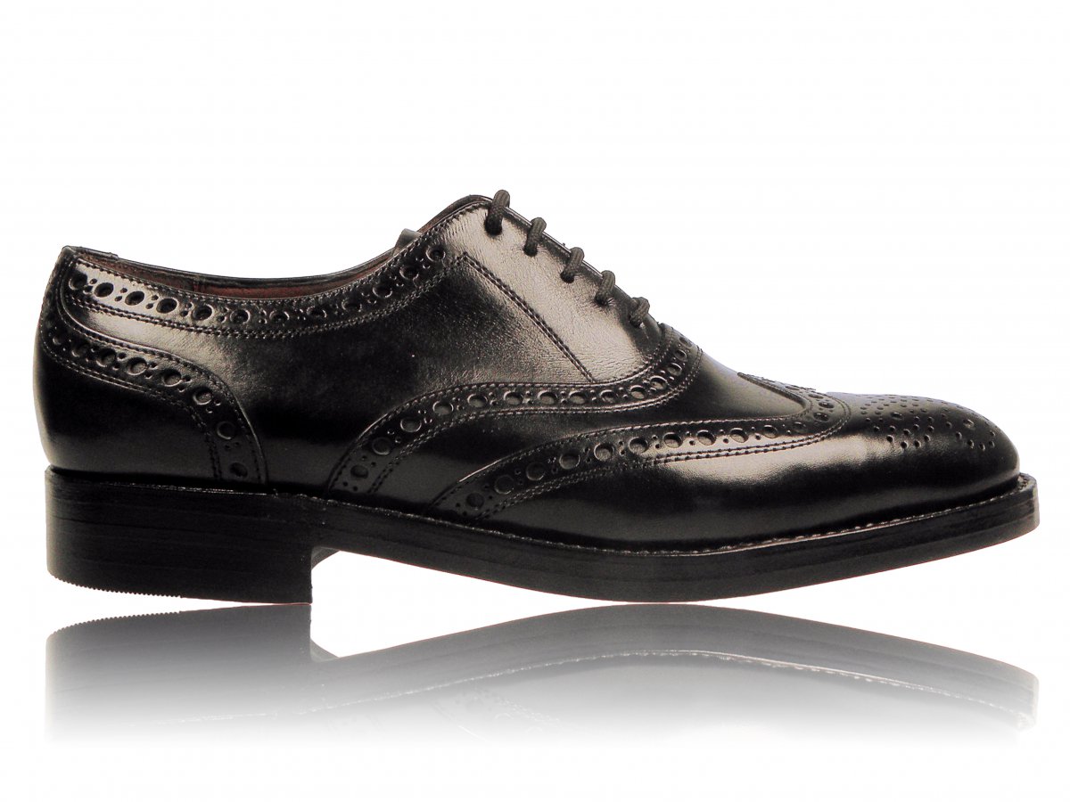 Heinrich Dinkelacker Schnürschuh LUZERN FULL BROGUE OXFORD BLACK-42