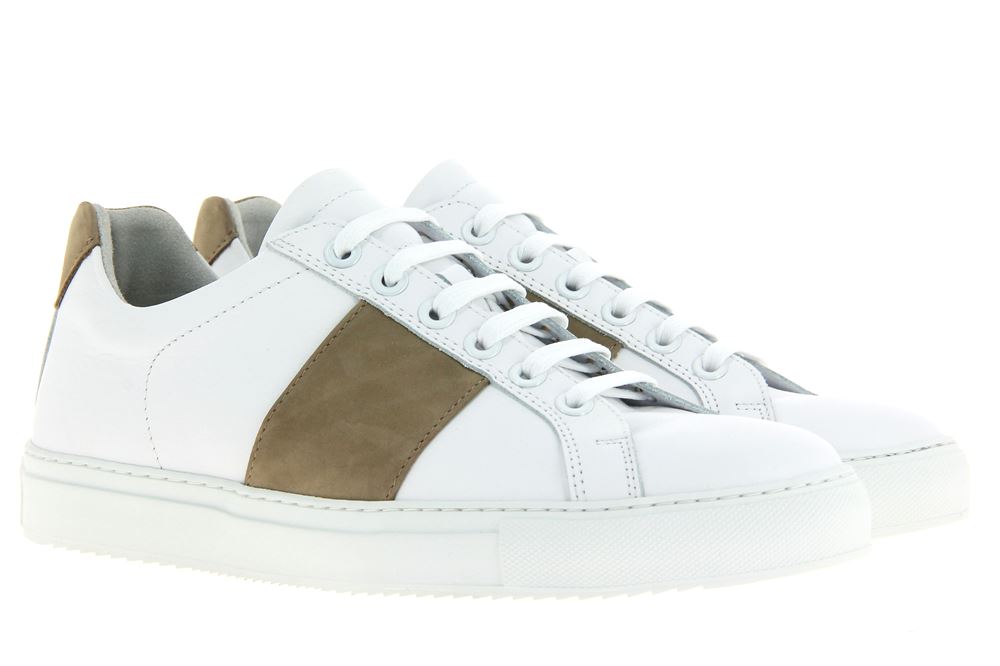 National Standard Sneaker WHITE BEIGE BAND (44)