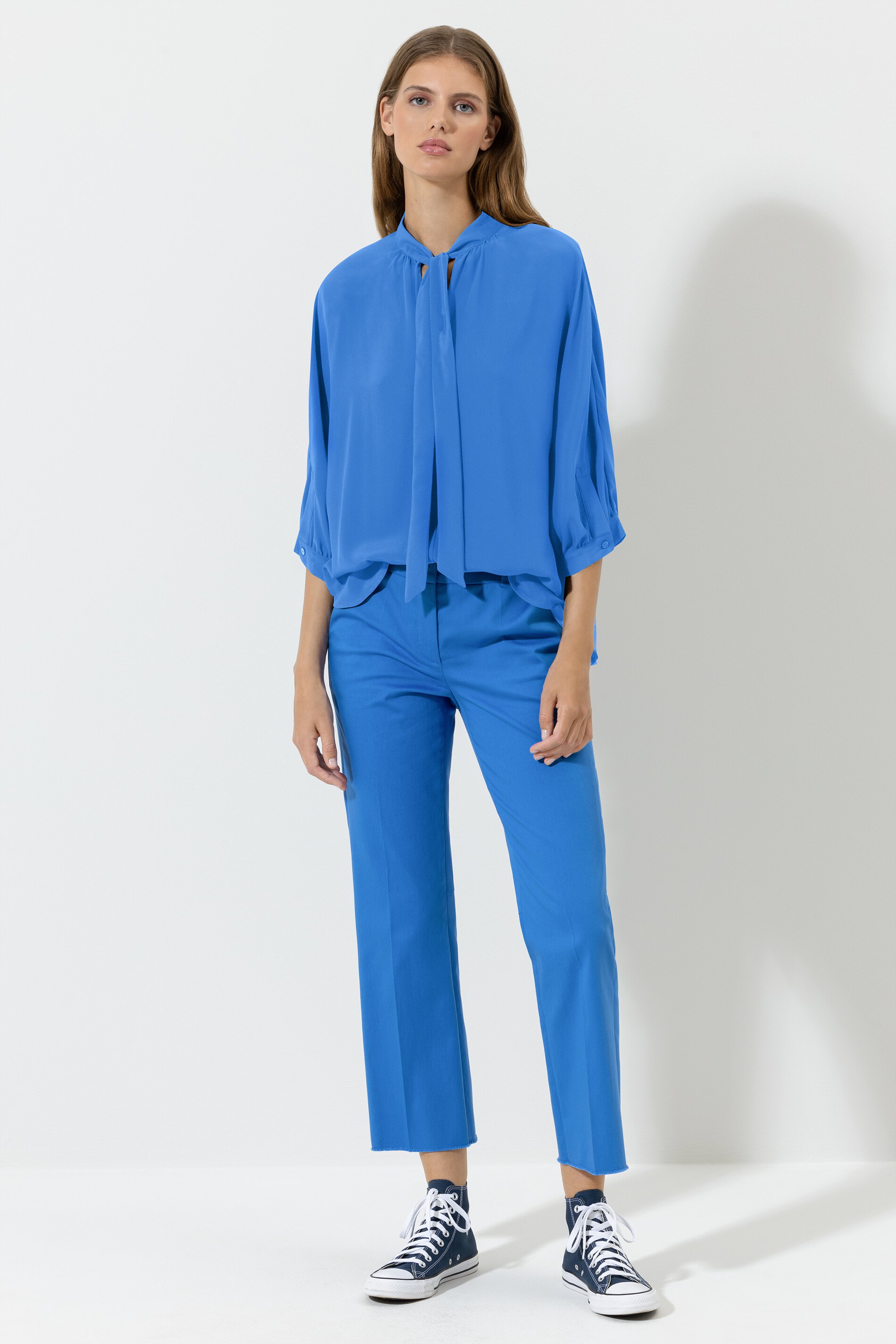 Luisa Cerano Hose GABARDINE BABYFLARE - cornflower/blau