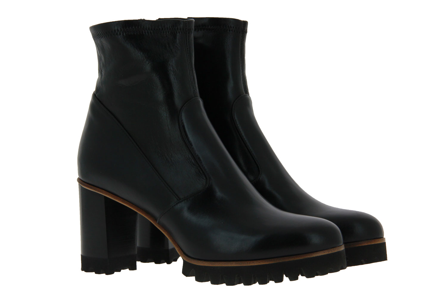 Truman's Stiefelette VITELLO NERO NAPPA STRETCH (35)