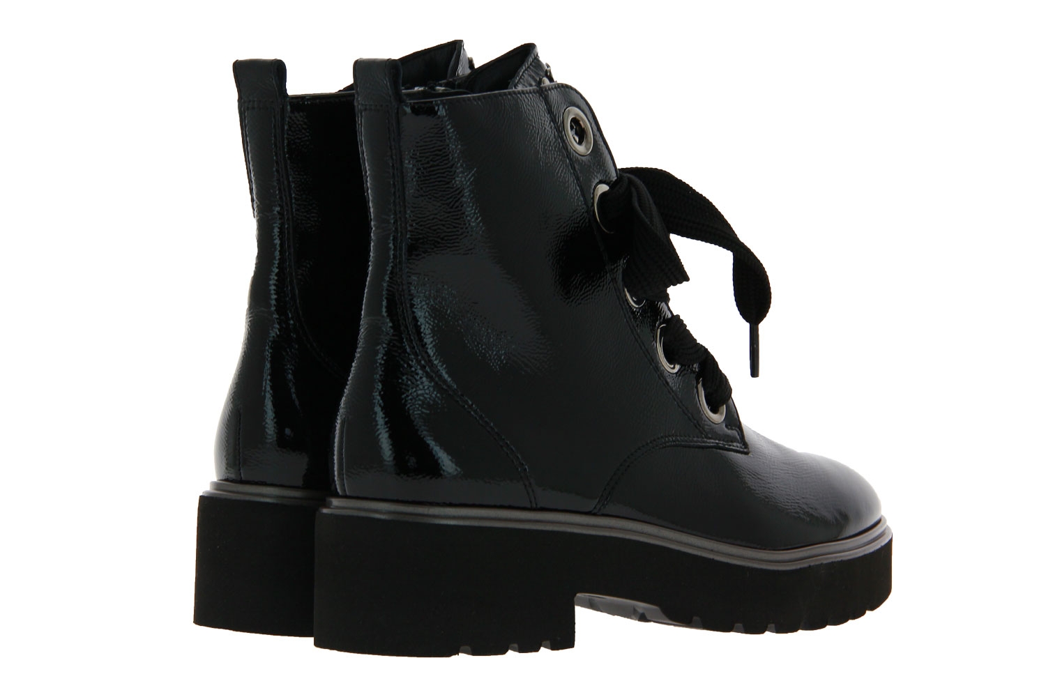 Paul Green Stiefelette KNAUTSCHLACK SCHWARZ (40½)
