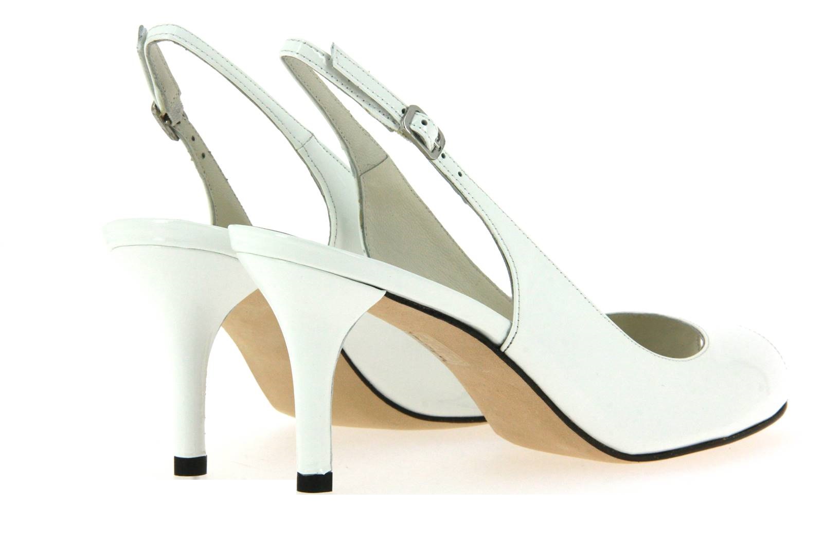 Stuart Weitzman Sandale SLINKY WHITE PATENT (38)