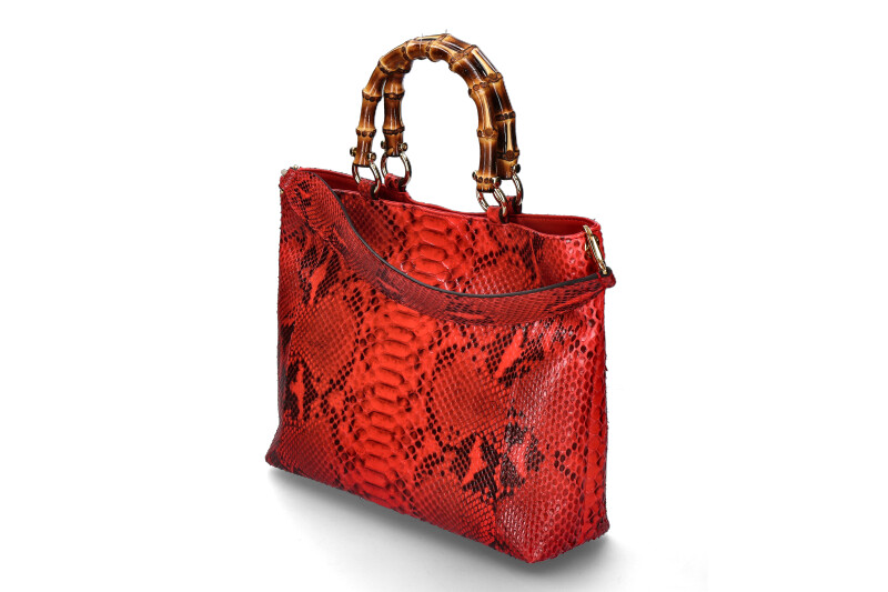 Biagini Henkeltasche PITONE ROSSO 9024- rot