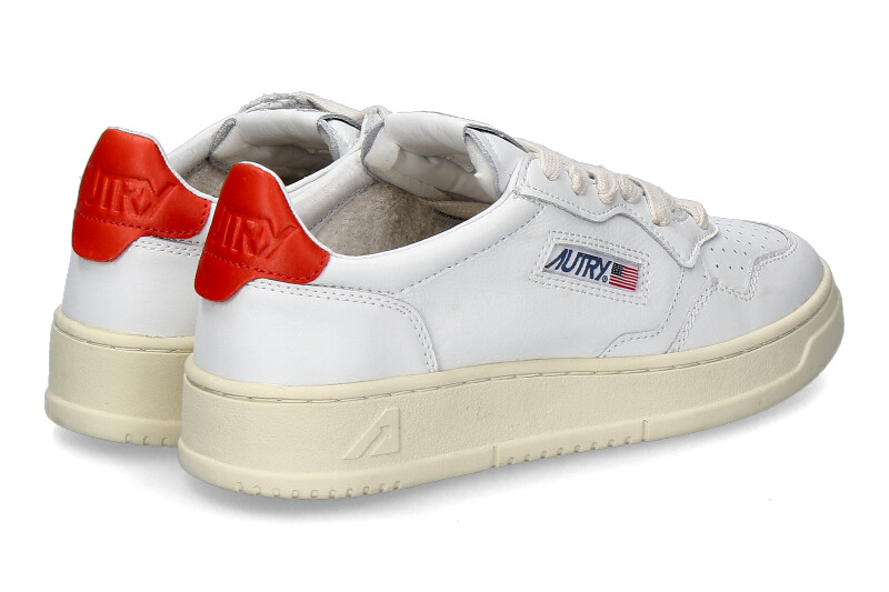 Autry Sneaker LOW WOMAN LEATHER WHITE/ORANGE (40) Autry Sneaker LOW WOMAN LEATHER WHITE/ORANGE (40)