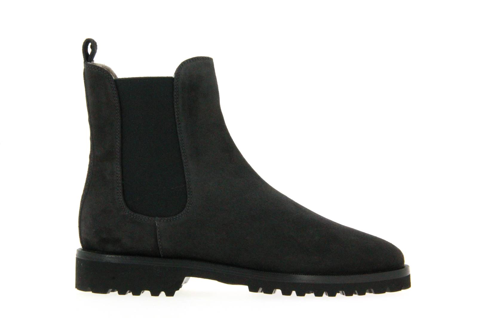 Unützer Chelsea Boots gefüttert VELOUR ASPHALTO (40)