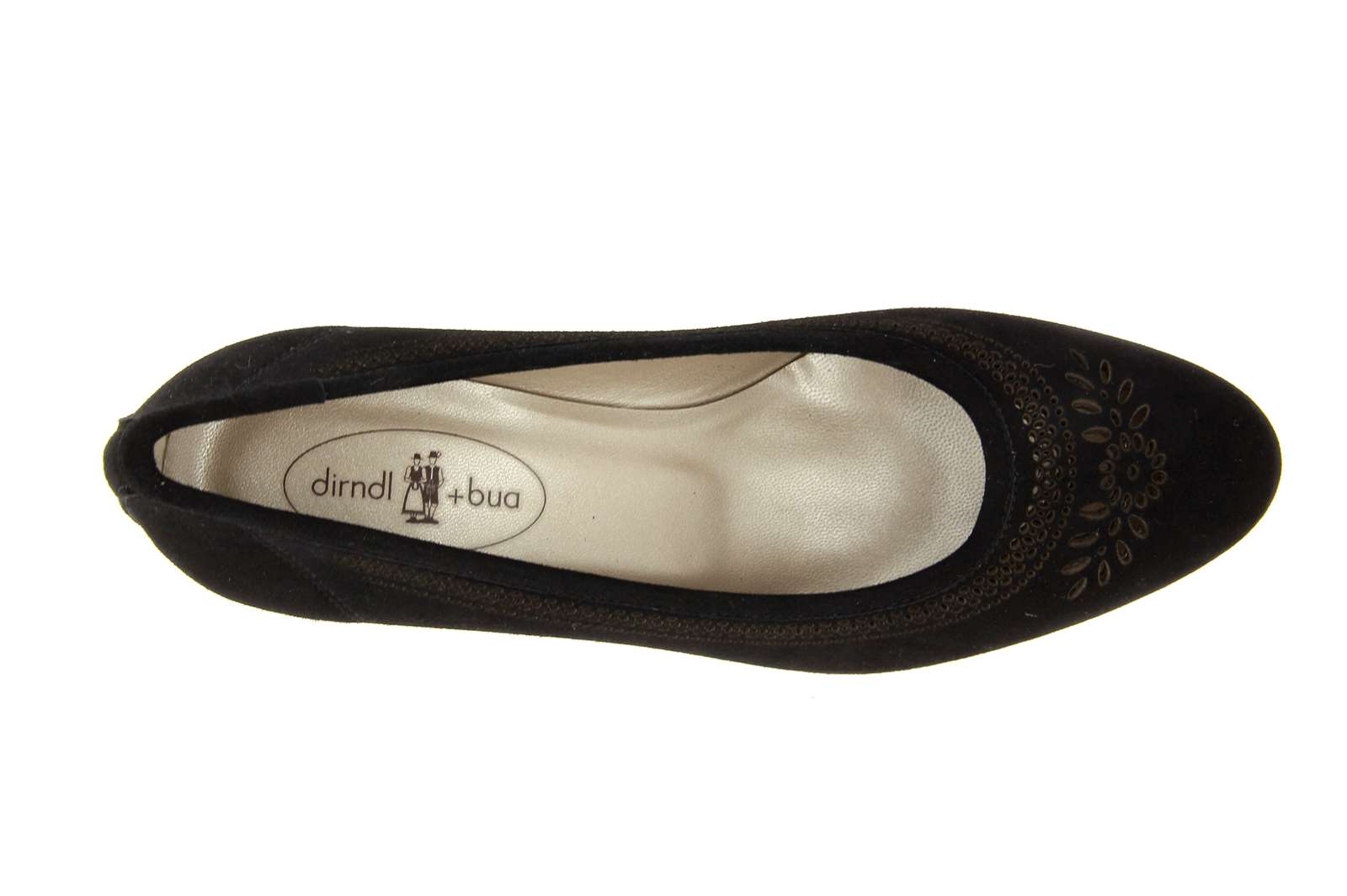 Dirndl + Bua Pumps ZIEGENVELOUR SCHWARZ (37 ) Dirndl + Bua Pumps ZIEGENVELOUR SCHWARZ (37 )