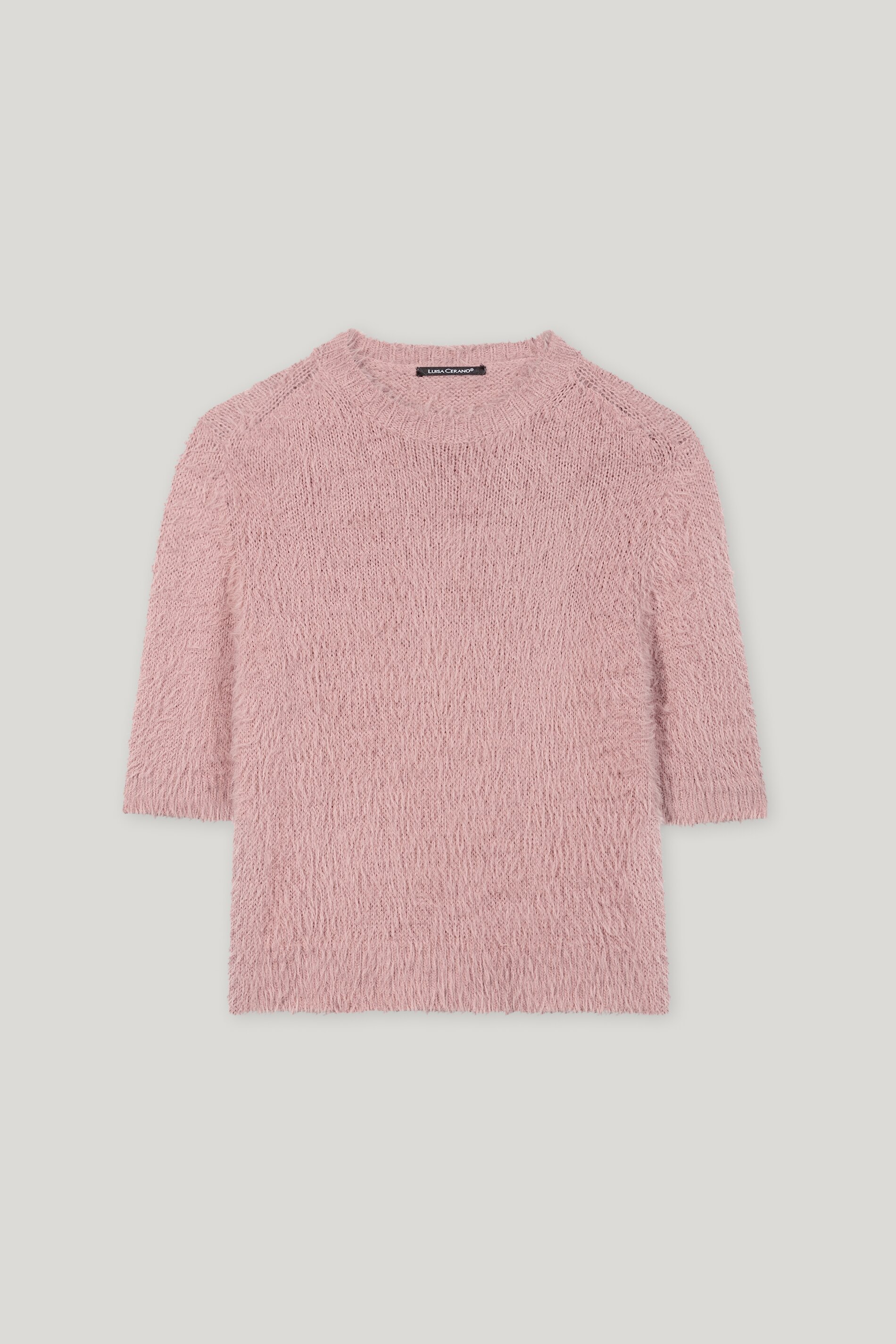 Luisa Cerano Pullover SHORT-SLEEVED - rosewood/rosa