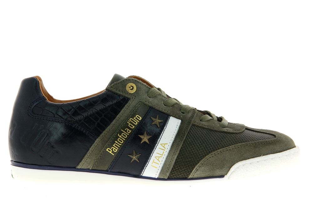 Pantofola d´Oro Sneaker IMOLA CROCCO UOMO LOW OLIVE (40)