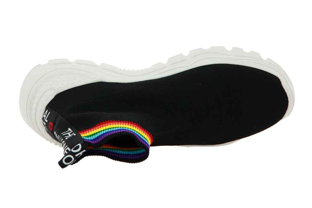 Méliné Sock-Sneaker CALZ.NERO RAINBOW NASTRO NERO (40)
