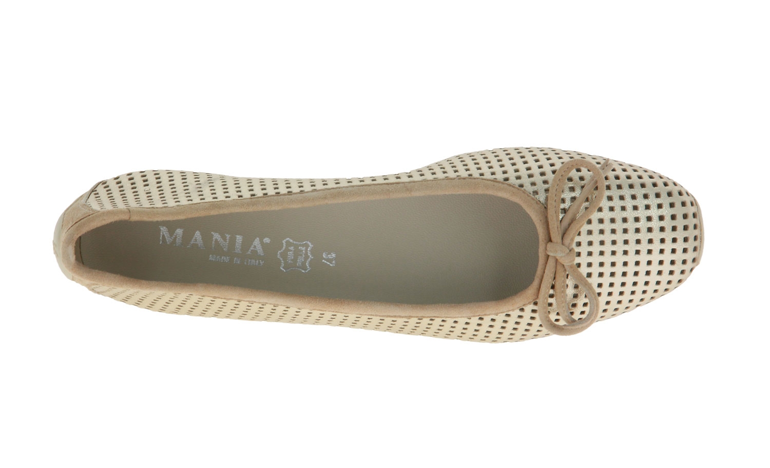 Mania Ballerina PROCAR PLATINO CAMOSCIO GOLD (40½)