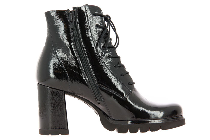 Paul Green Stiefelette KNAUTSCHLACK SCHWARZ (37 )
