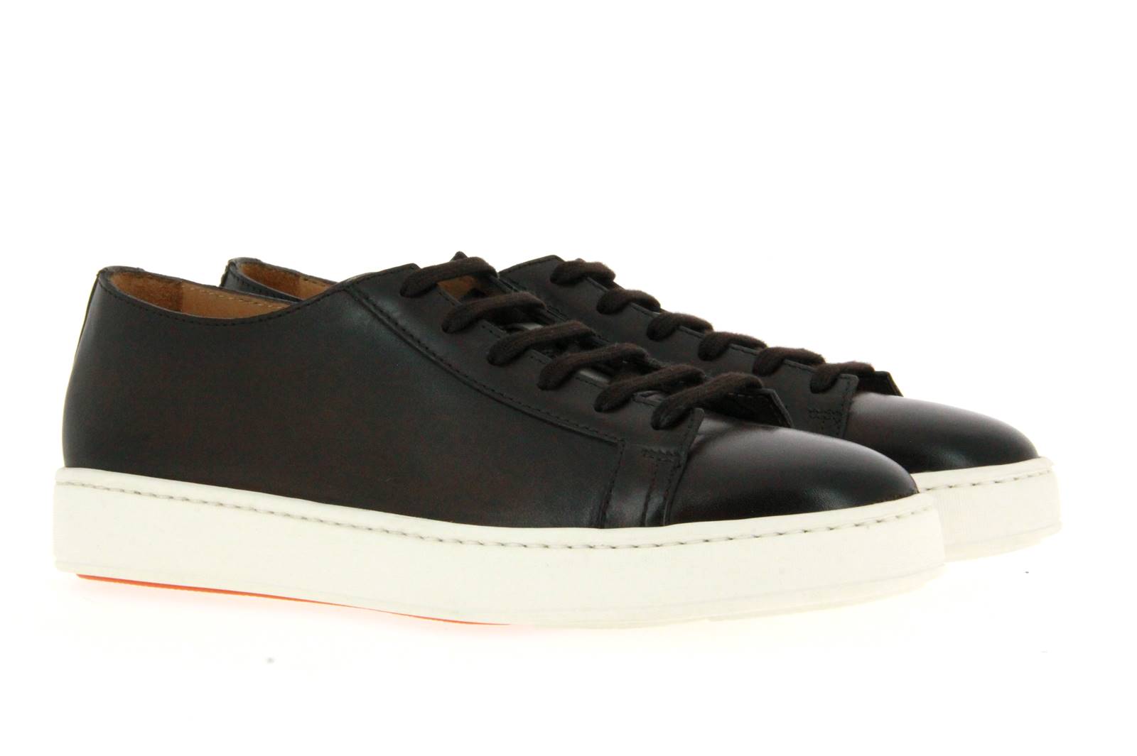 Santoni Sneaker BONTIC LEATHER DARK BROWN (42½)