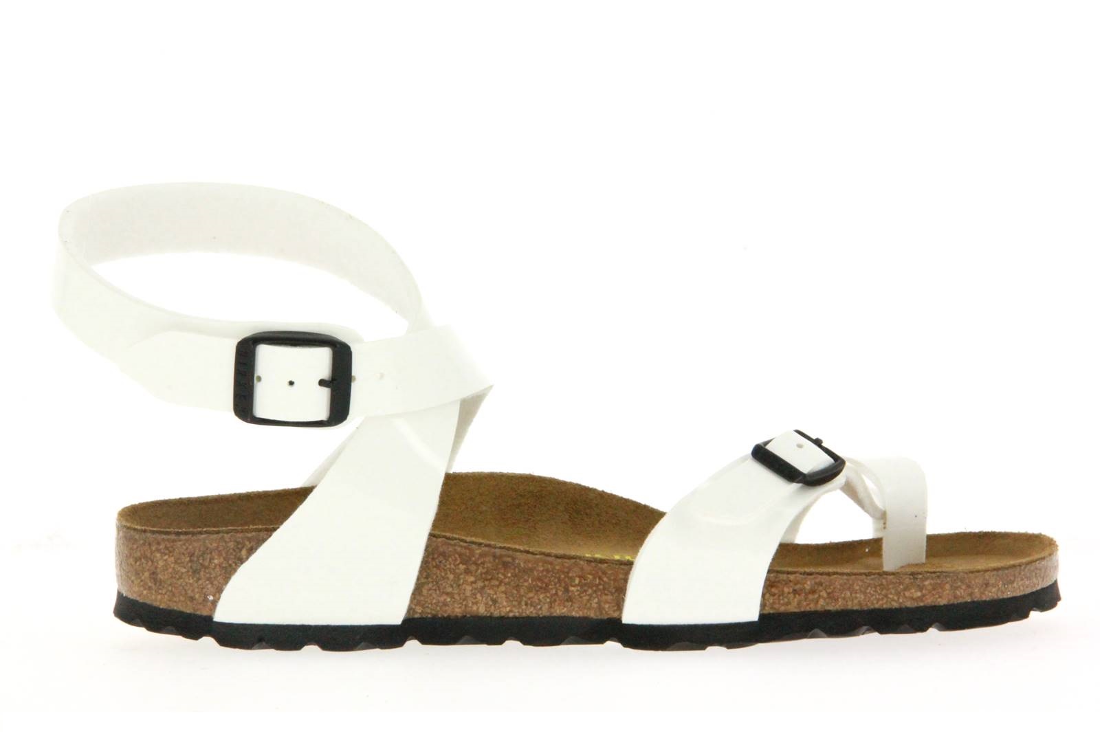 Birkenstock Sandale YARA SCHMAL BIRKO-FLOR LACK WEIß (41)