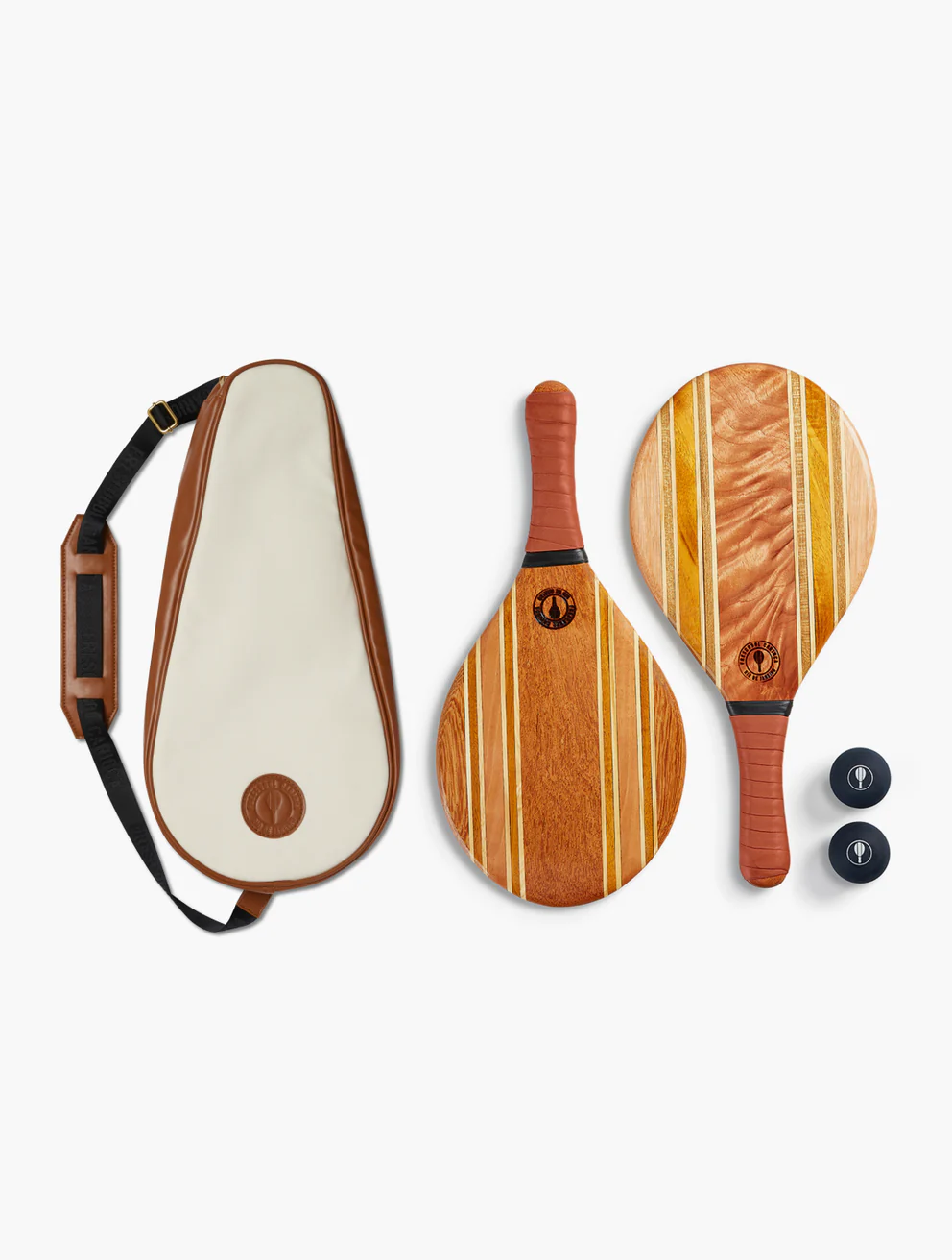 Frescobol Carioca Tennisschläger LEBLON BEACH BAT SET- terracotta Frescobol Carioca Tennisschläger LEBLON BEACH BAT SET- terracotta