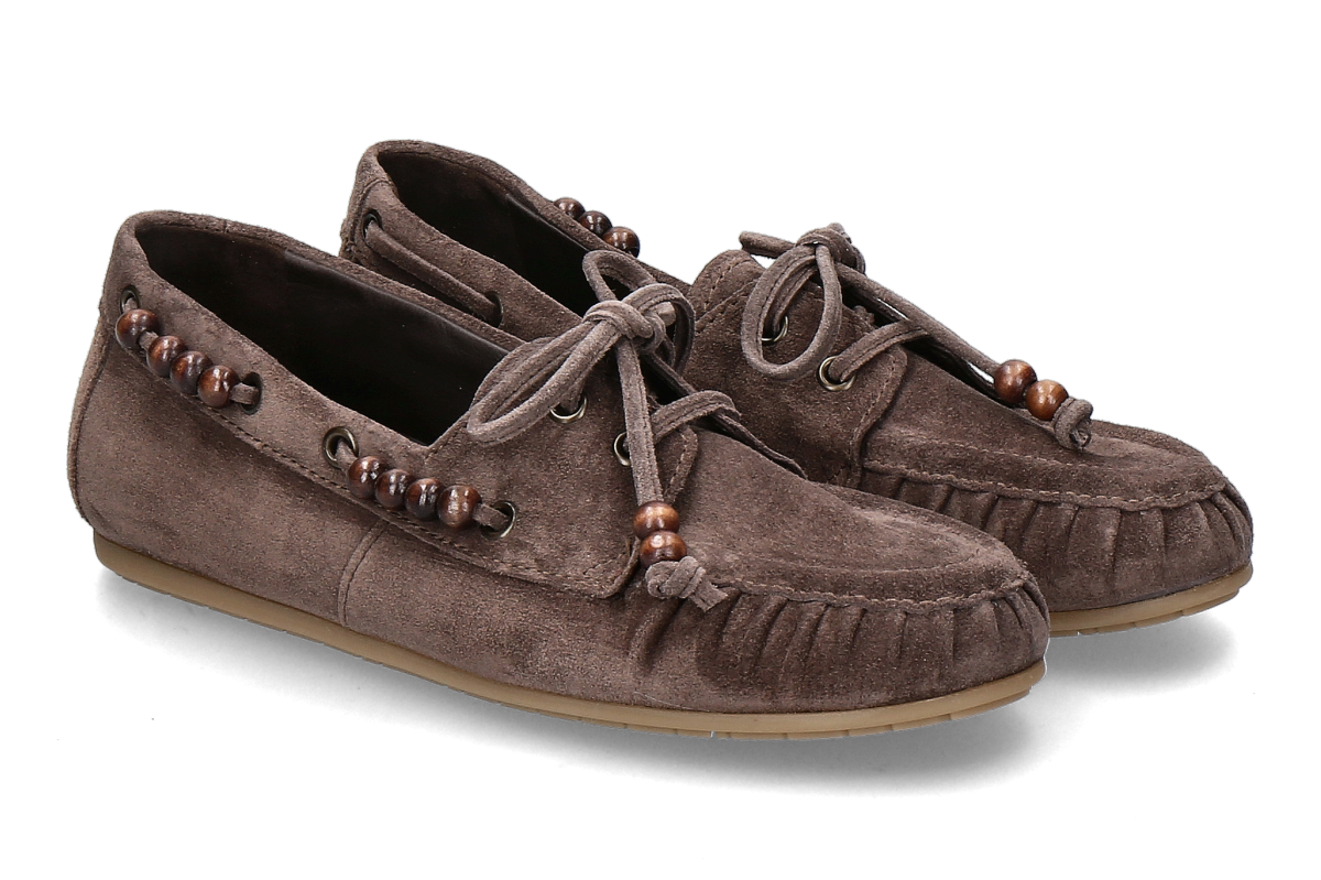Kennel & Schmenger Bootsschuh DROP SUEDE- coco/ dunkelbraun