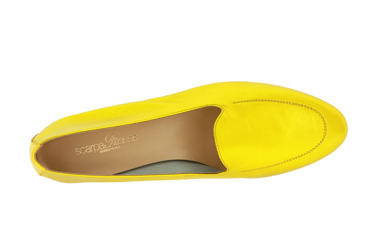 ScarpaRossa Slipper BENITO LAMINATO GIALLO (38)