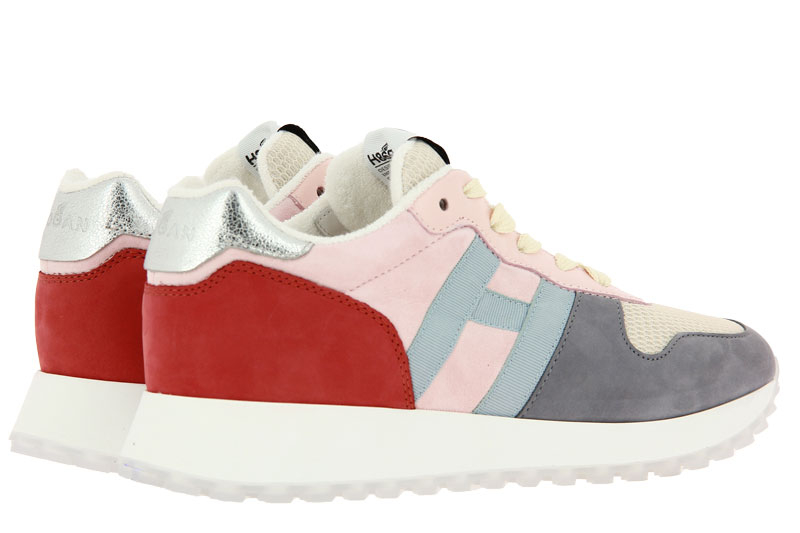 Hogan Sneaker NASTRO NUBUK GREY VELOUR ROSE (39½)