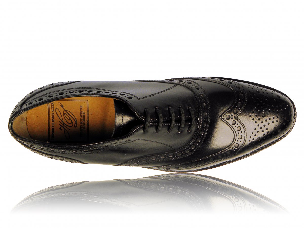 Heinrich Dinkelacker Schnürschuh LUZERN FULL BROGUE OXFORD BLACK-42