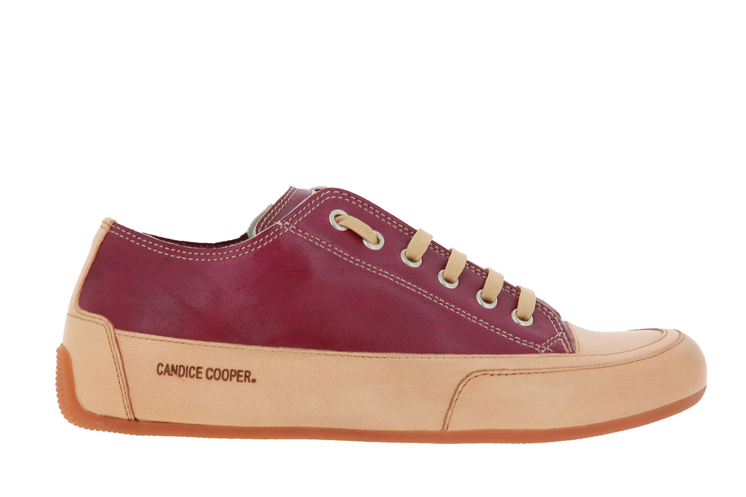 Candice Cooper Sneaker ROCK TAMPONATO BORDEAUX BEIGE (37 )