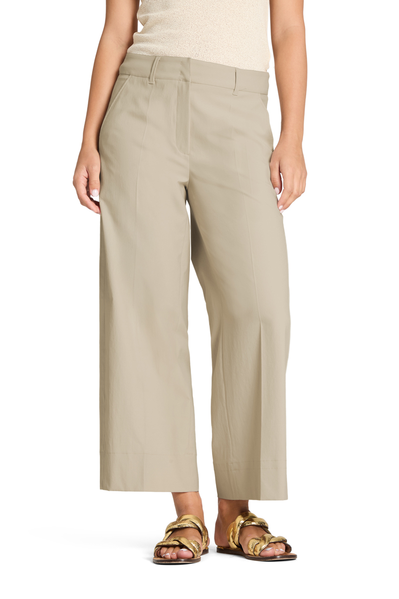 Cambio 7/8 Stoffhose CARA- desert taupe/ beige