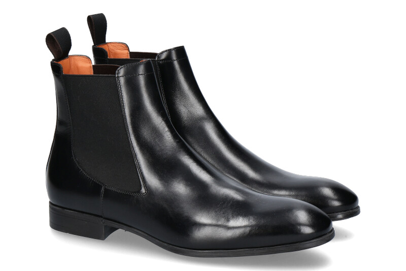 Santoni Chelsea Boot NAPPA NERO (42½)