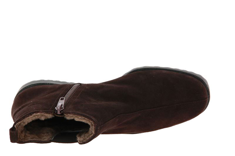 Brunate Stiefelette gefüttert DANY CAMOSCIO MORO ELASTICO NERO (37 )