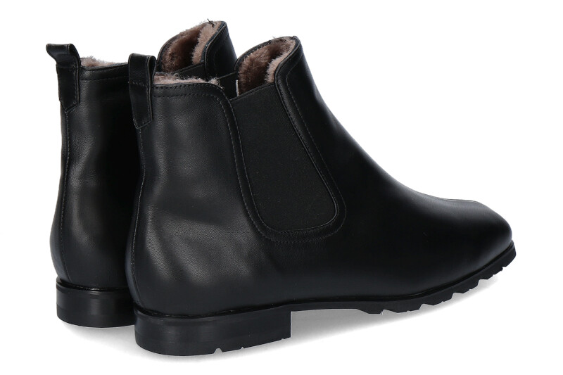 Brunate Chelsea Boot gefüttert KRIS NAPPA NERO (40½)