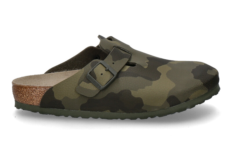 Birkenstock Clogs BOSTON NORMAL DESERT SOIL- camoflage green