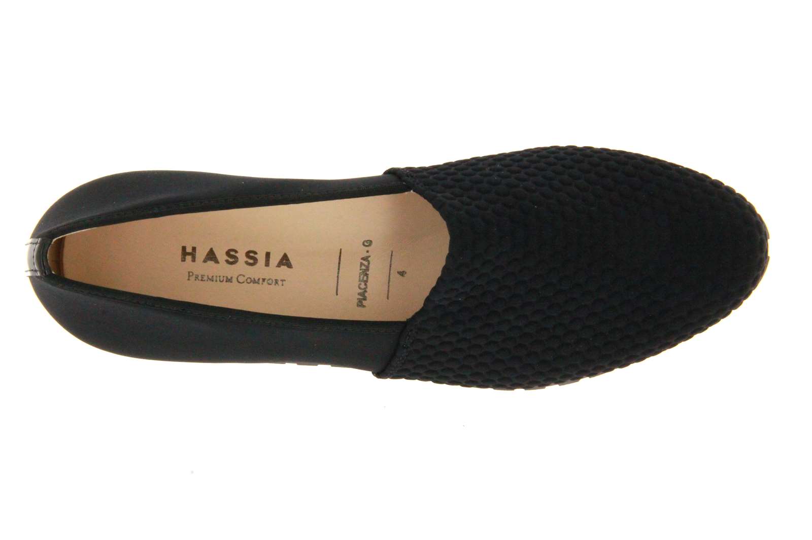 Hassia Slipper PIACENZA G HEXAGON BLACK (37½)