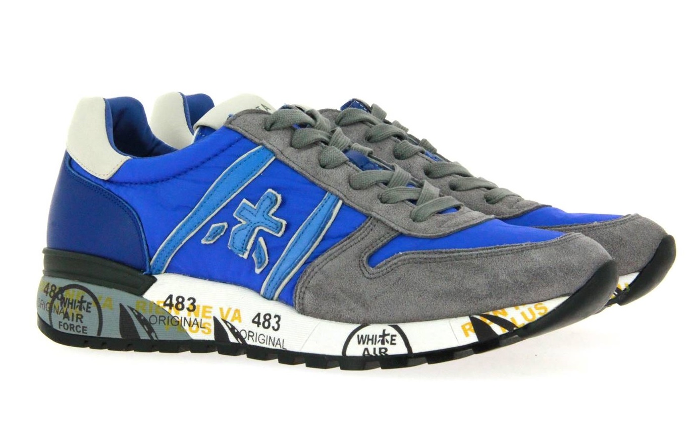 Premiata Sneaker LANDERC BLU / GREY (43)