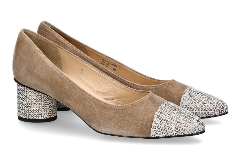 Brunate Pumps GALLIC BRONZO CAMOSCIO NUT (35)