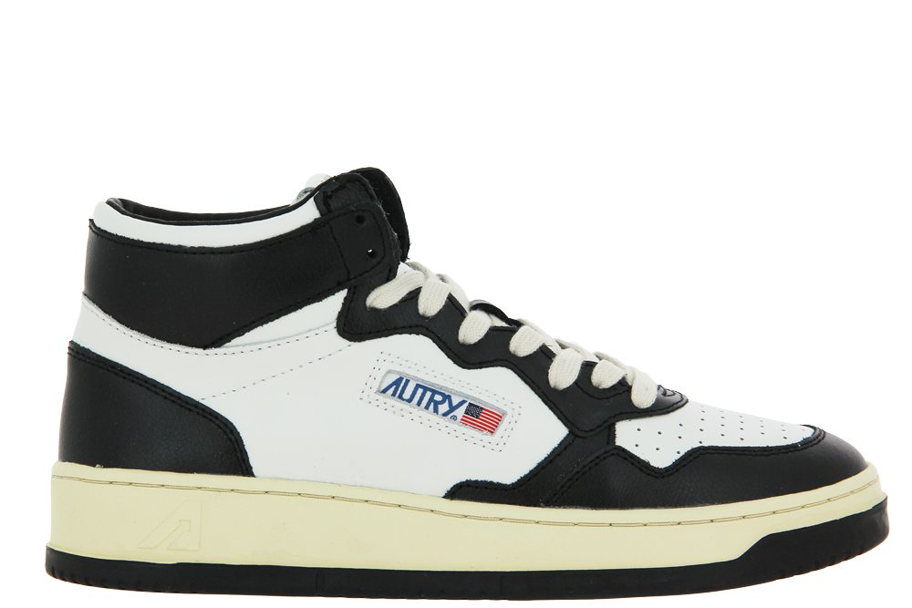 Autry Mid-Cut Sneaker WHITE BLACK WB01