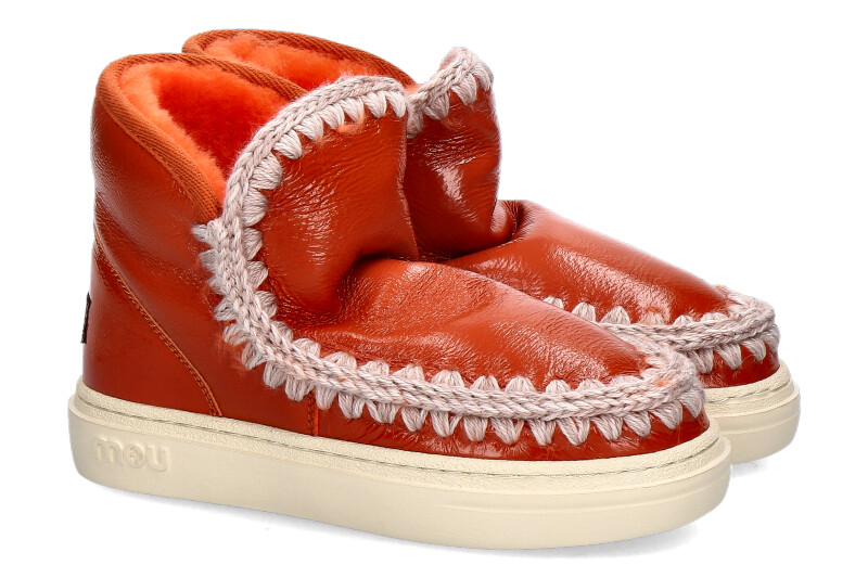 MOU Boots Sneaker ESKIMO PATENT ORANGE