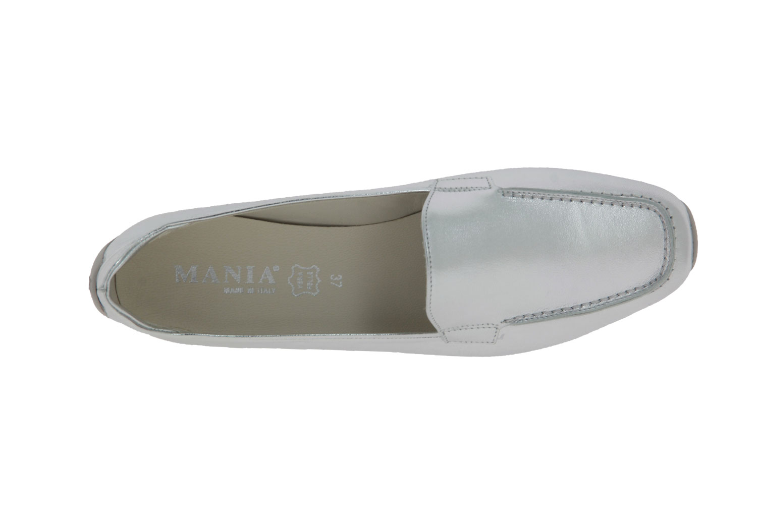 Mania Slipper NAPPA ARGENTO (39)