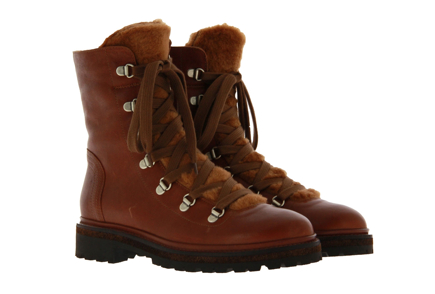 Dirndl und Bua Stiefelette gefüttert RIVER COGNAC (37 ) Dirndl und Bua Stiefelette gefüttert RIVER COGNAC (37 )