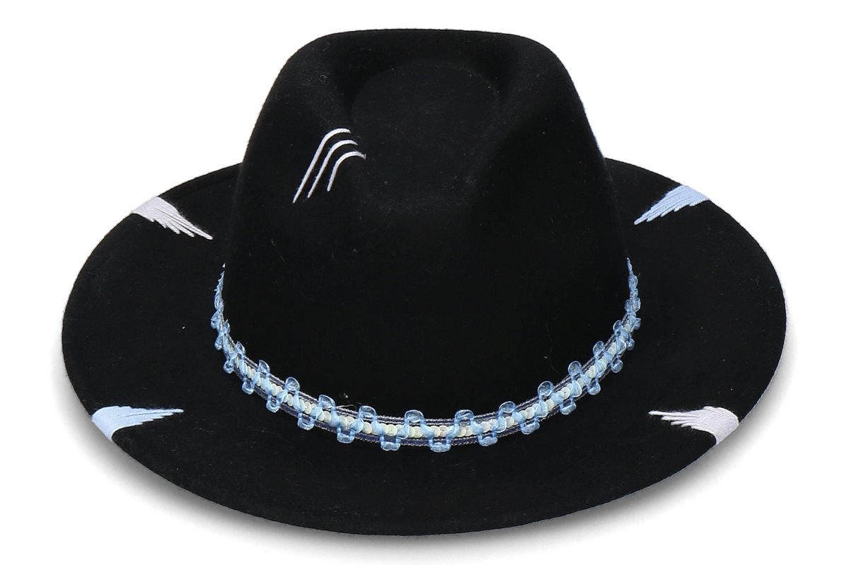 The Hat Gang Filzhut FULL OF LOVE- C22 black/ schwarz