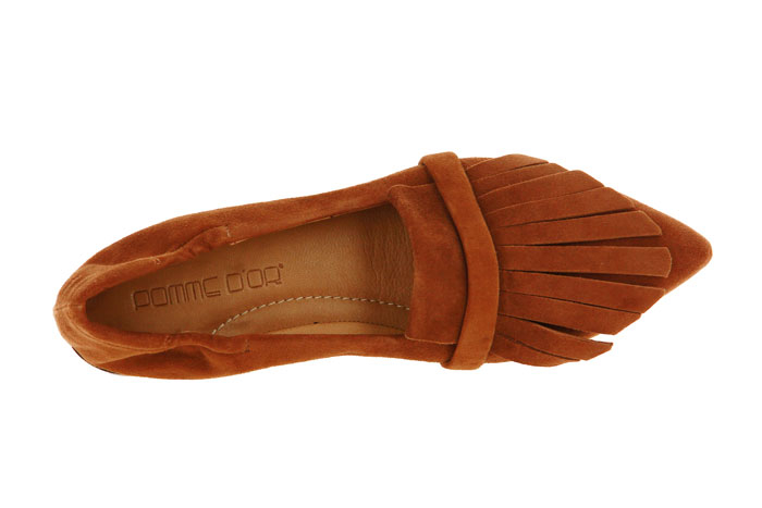 Pomme D'Or Slipper GRACE CAMOSCIO TOFFEE (38)