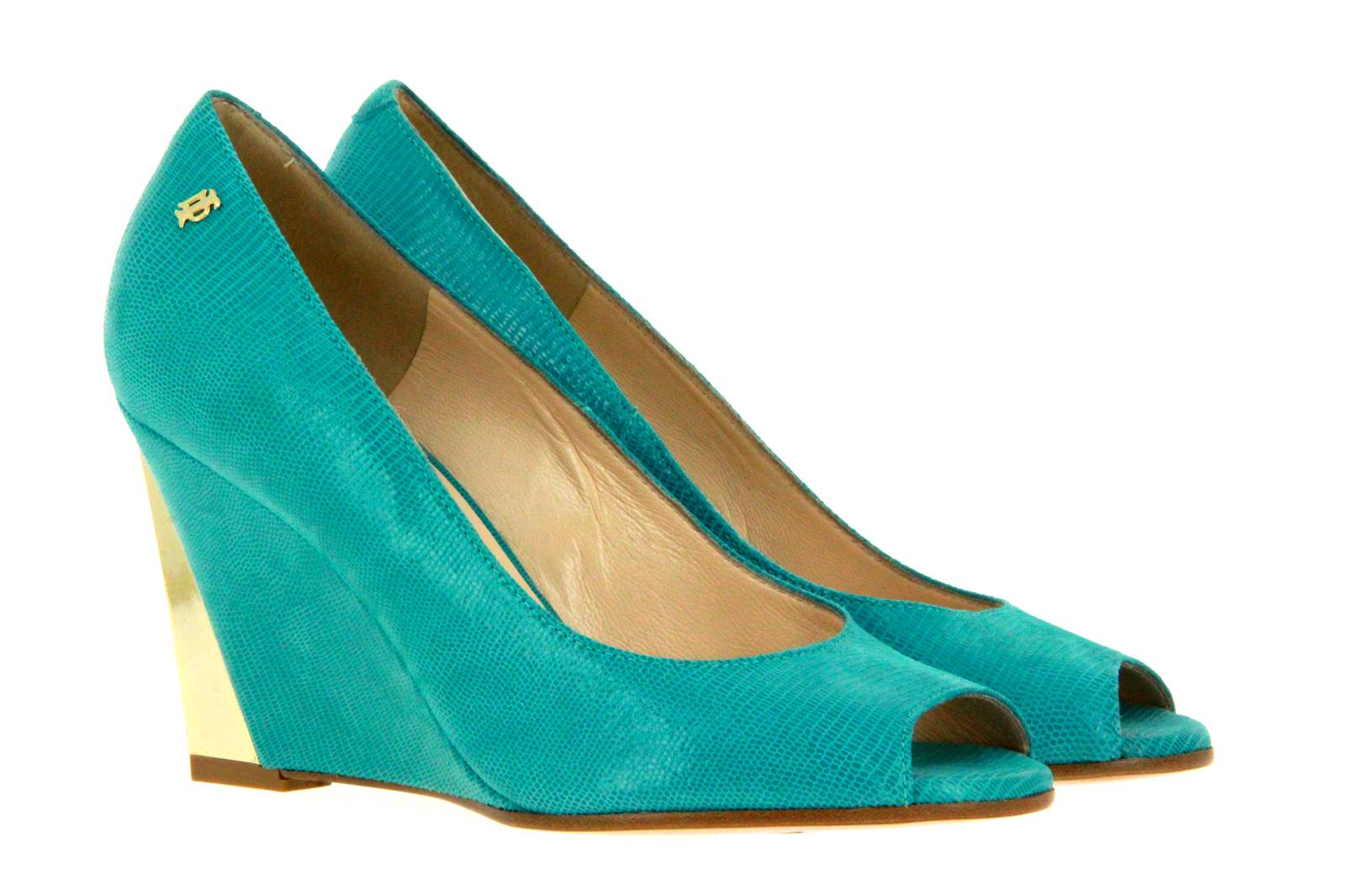 Donna Laura Venezia Peeptoe CAMOSCIO TEJUS CARAIBI (41)
