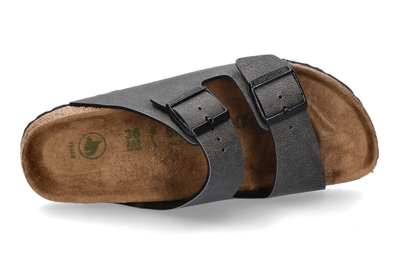 Birkenstock Pantolette ARIZONA PULL UP ANTHRACITE (40)