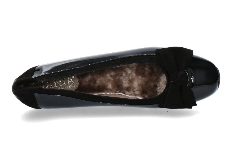 Mania Ballerina gefüttert PIUMA NERO CAMOSCIO NERO MONTONE (39½) Mania Ballerina gefüttert PIUMA NERO CAMOSCIO NERO MONTONE (39½)