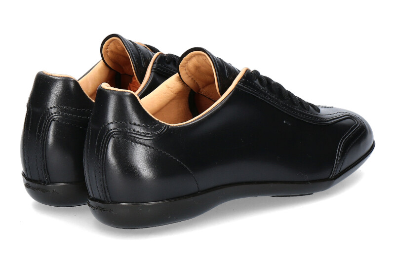 Santoni Sneaker LEATHER BLACK (44½)