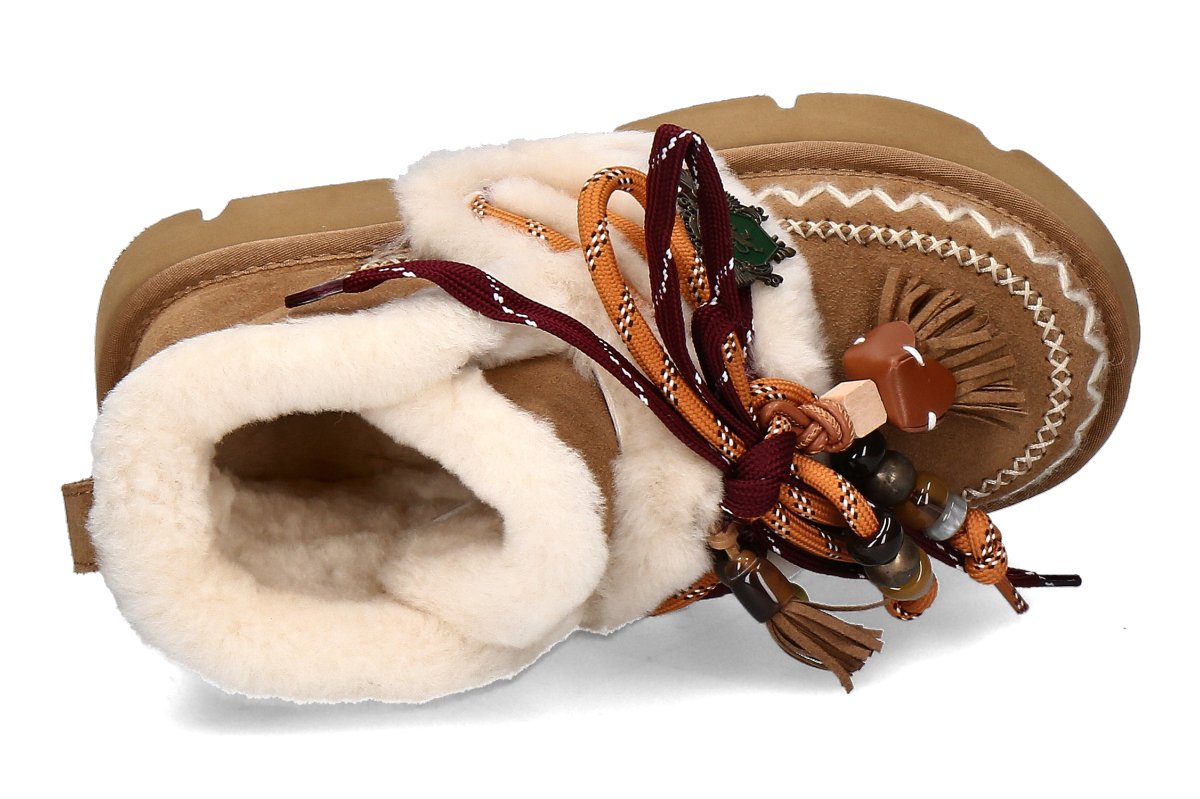Nan-Ku Couture Bootie gefüttert GFH01- camel_232300122_5