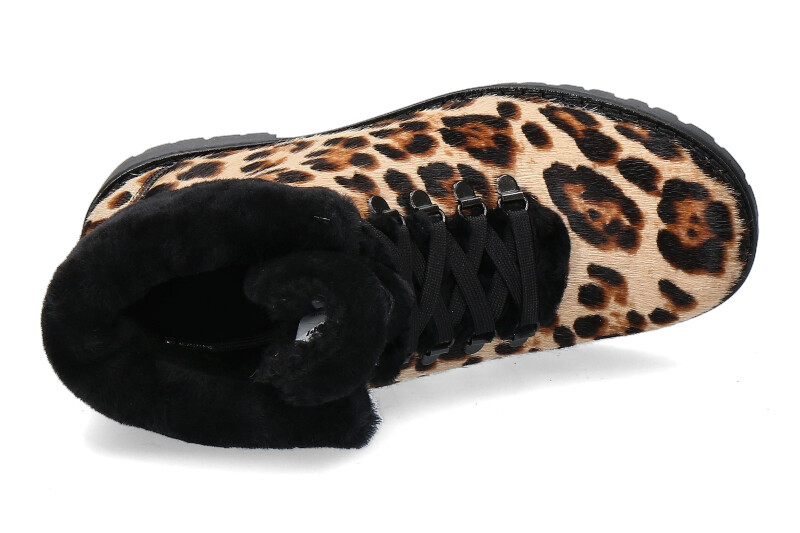 Oscar Sport Boots gefüttert KIRA LEOPARD (40)