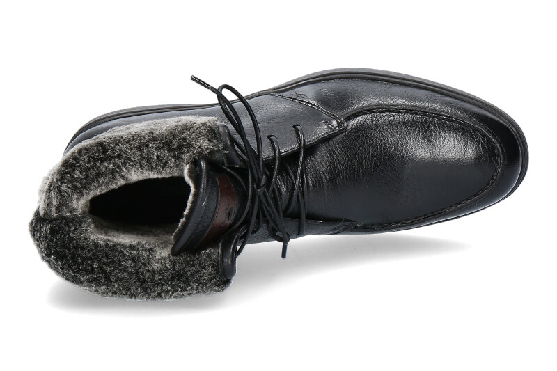 Santoni Stiefelette gefüttert CERVO NERO (41½)