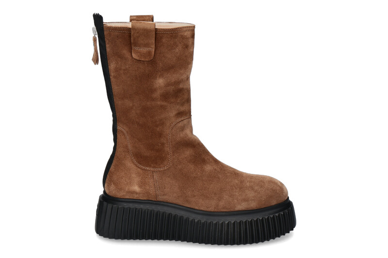 Attilio Giusti Leombruni Boots CAMOSCIO COGNAC NERO (37 ) Attilio Giusti Leombruni Boots CAMOSCIO COGNAC NERO (37 )