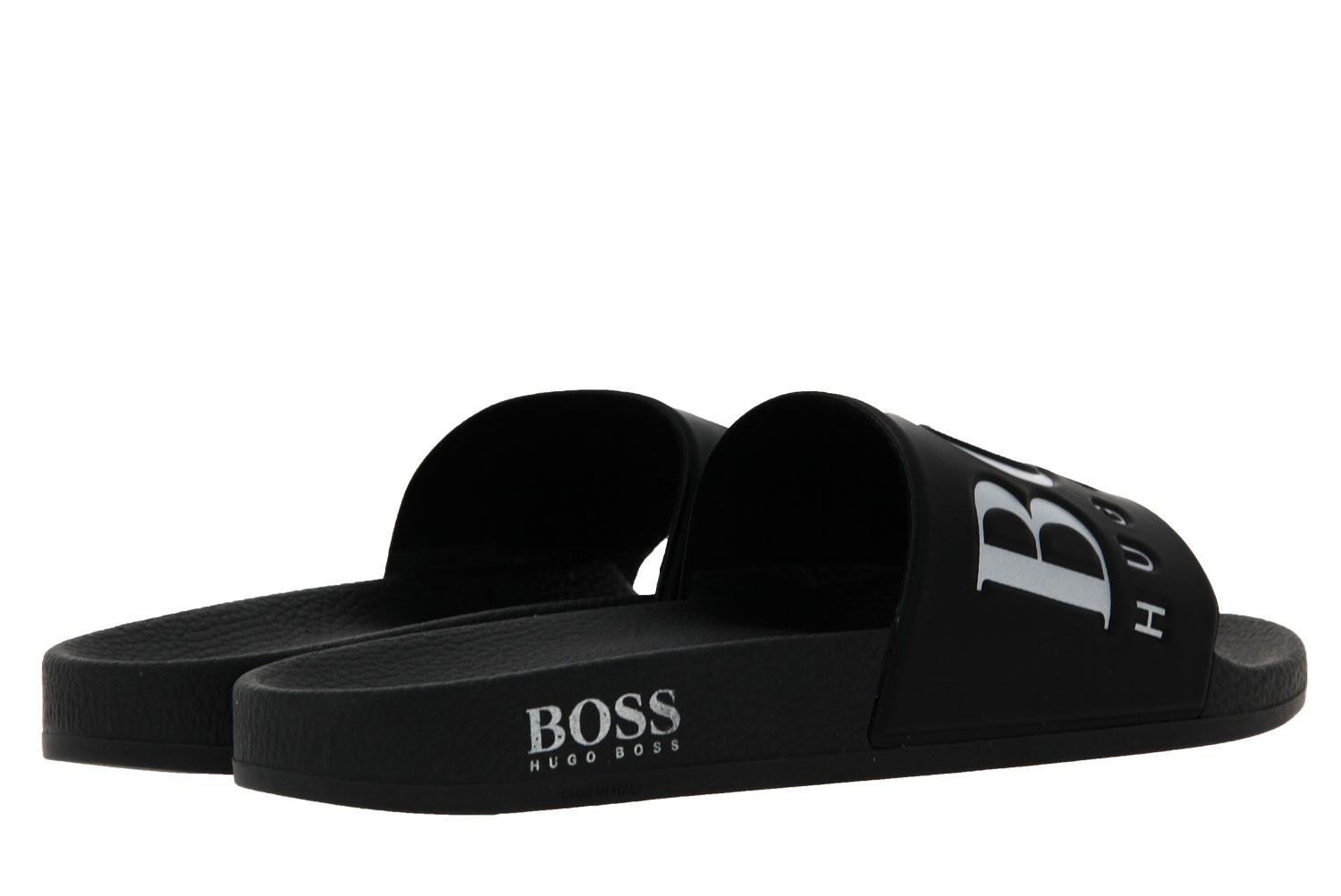 Hugo Boss Pantolette SOLAR SLID LOGO BLACK (43)