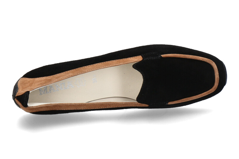 Mania Slipper VELOUR COGNAC NERO (39½) Mania Slipper VELOUR COGNAC NERO (39½)
